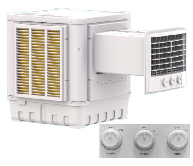 GMCAB50TW Evap Cooler Unit Through Wall Type