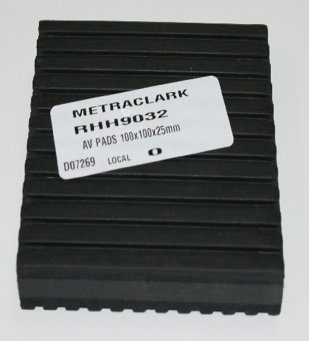 Tico Anti-Vibration Pads 100 x100 x25mm