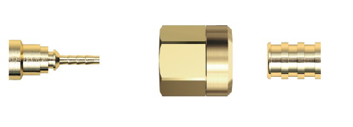 RACCORD DN2 DROIT 1/4- SAE  x10