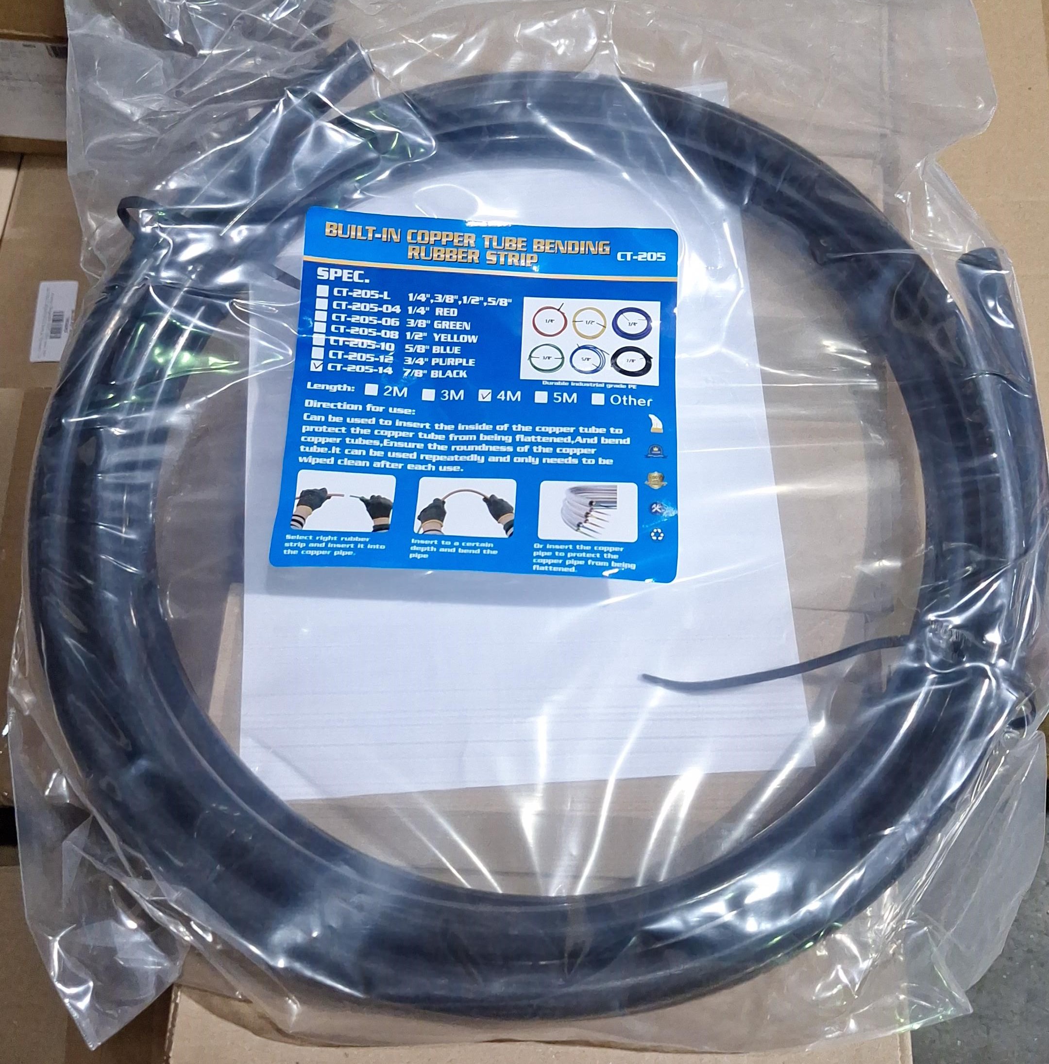 Bender Strip Internal 7/8" 4m Black  CT-205-14