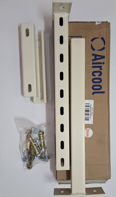 600mm Cantilever Bracket Set Powder  Coated with Rawlbolts