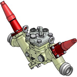 027L5002 Valve Station, ICF 50-4-42S50, 40 mm, Connection Standard: ASME B 16.11