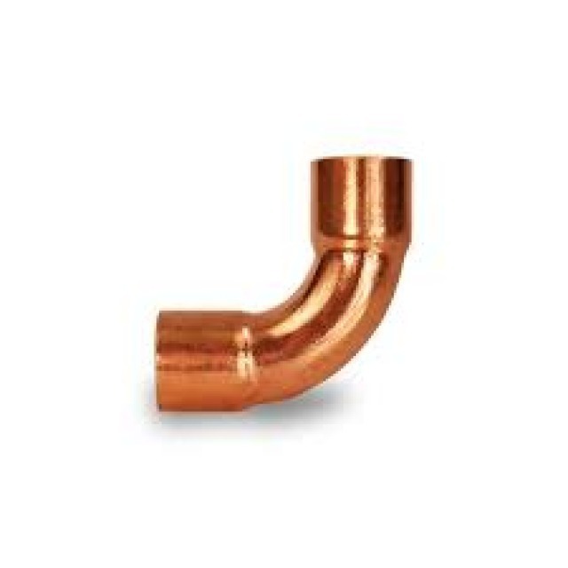 1 1/8" Long Radius 90deg Copper Elbow
