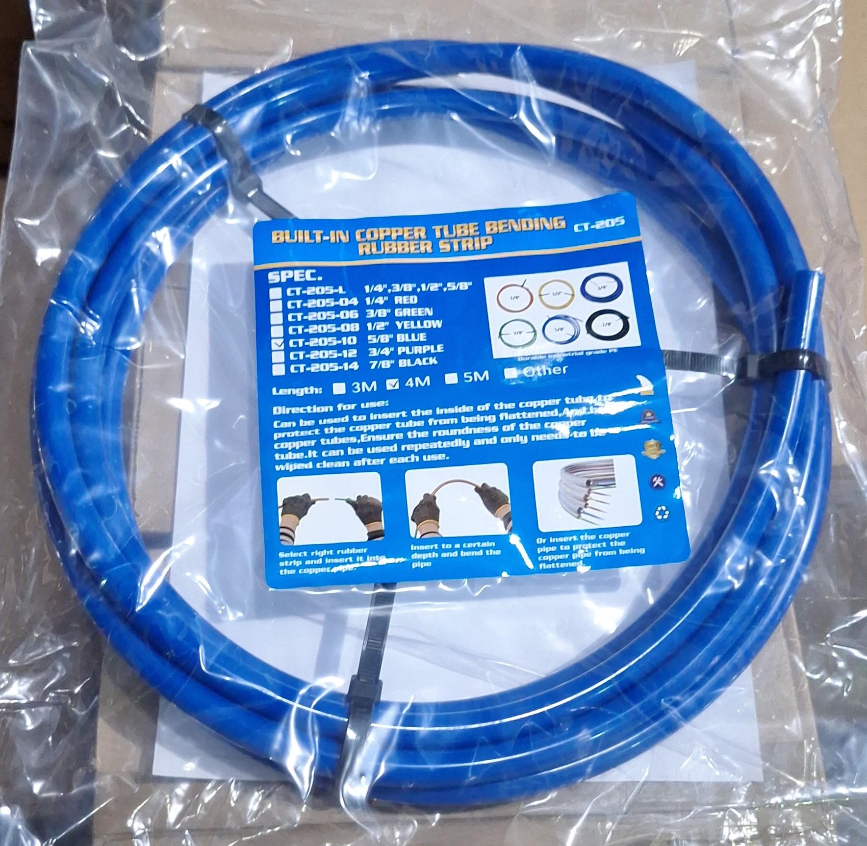 Bender Strip Internal 5/8" 4m Blue  CT-205-10